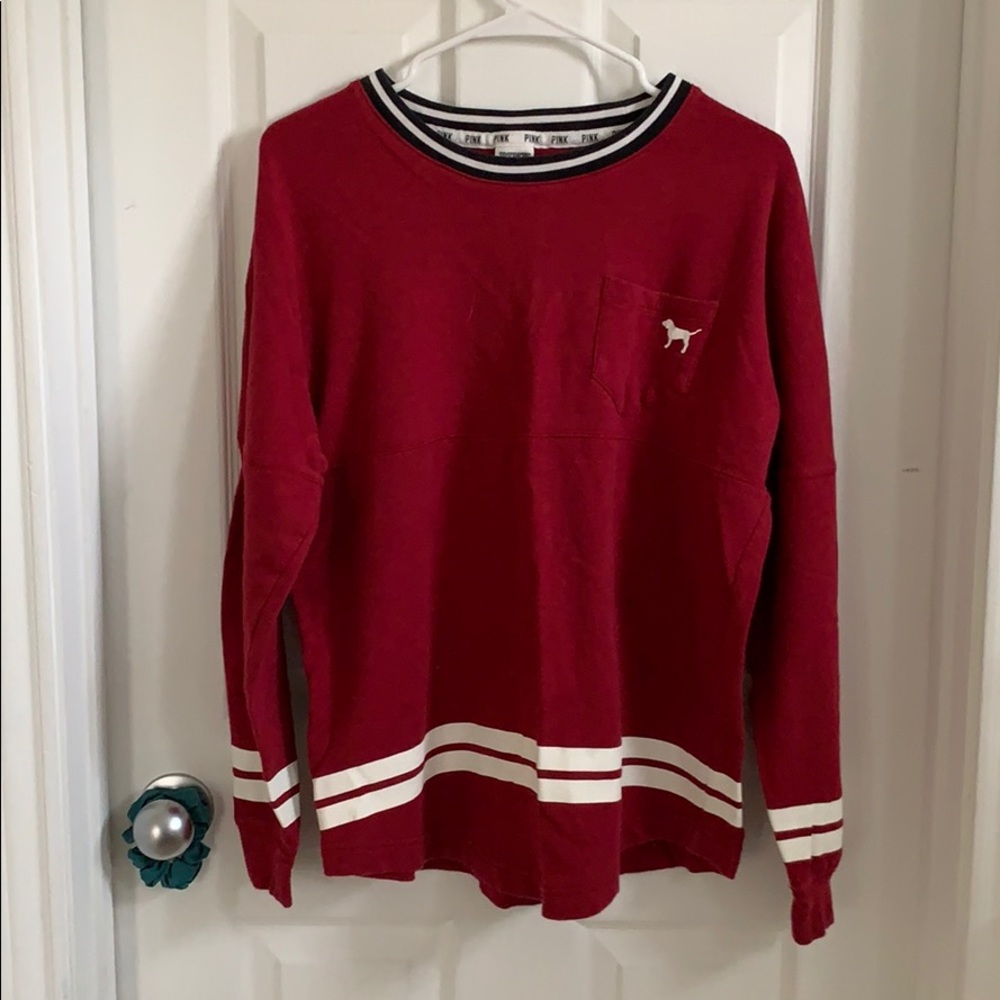 Varsity style crewneck from PINK